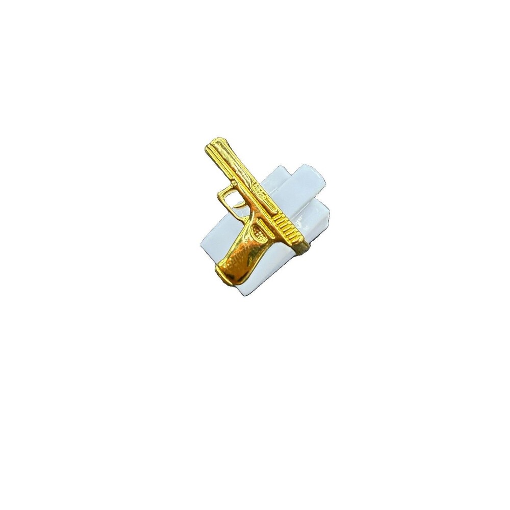 14K Gold Pistol Gun Ring 5 Grams Size 11